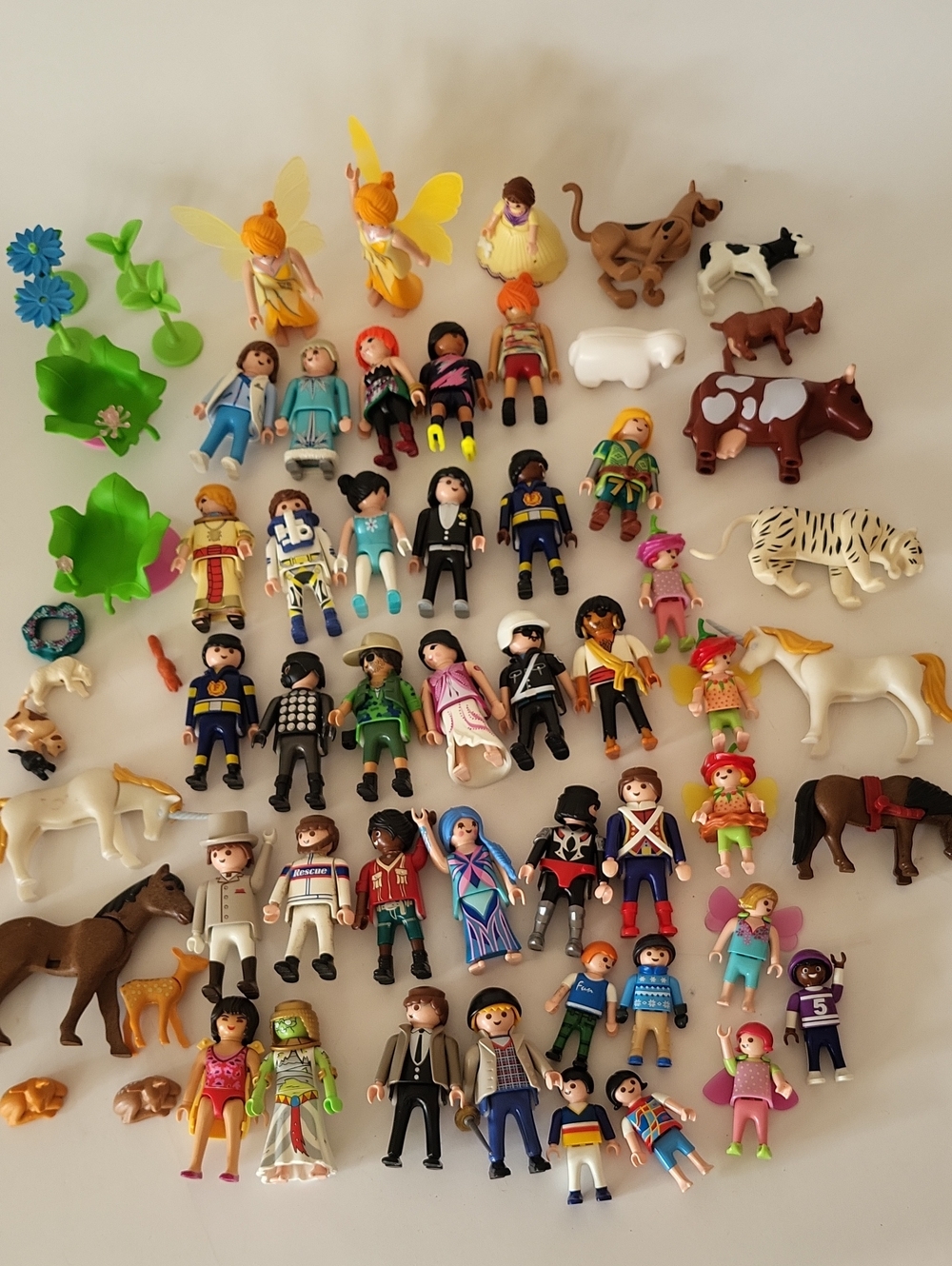 Playmobil Huge Lot 50+ Pcs Figures Animals